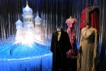 Yule Ball ice sculpture and costumes: Cedric, Hermione, Cho, and Viktor.