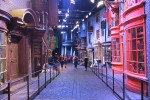 Diagon Alley view from the Leaky Cauldron.