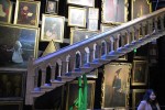 The moving staircase and portraits of Hogwarts.
