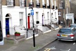 This street was the model for Grimmauld Place. It is off Claremont Square near Cruikshank St (seriously).
